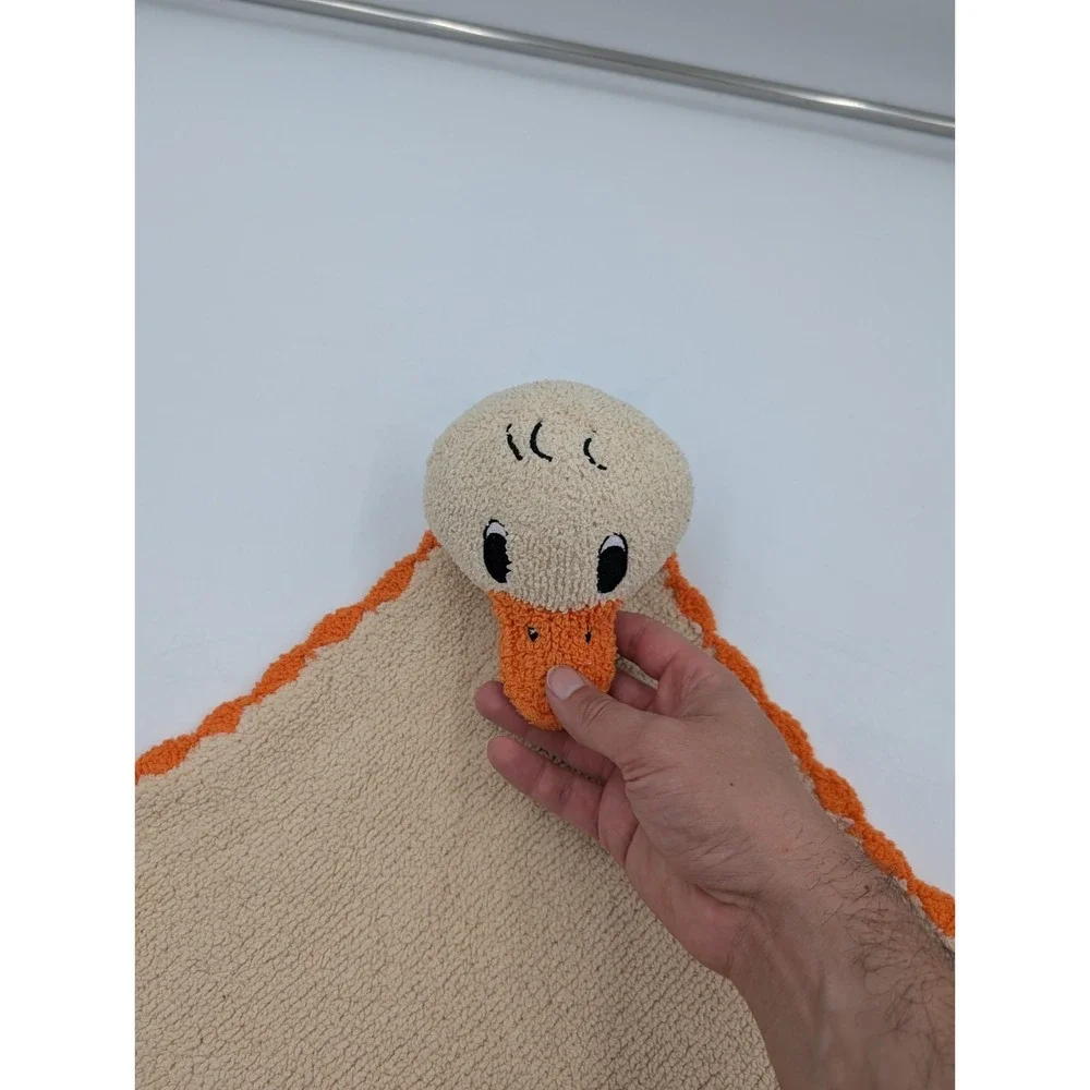 Kashwere‎ Kreature Duck Soft Chenille Lovey Baby Snuggly Security Blanket
